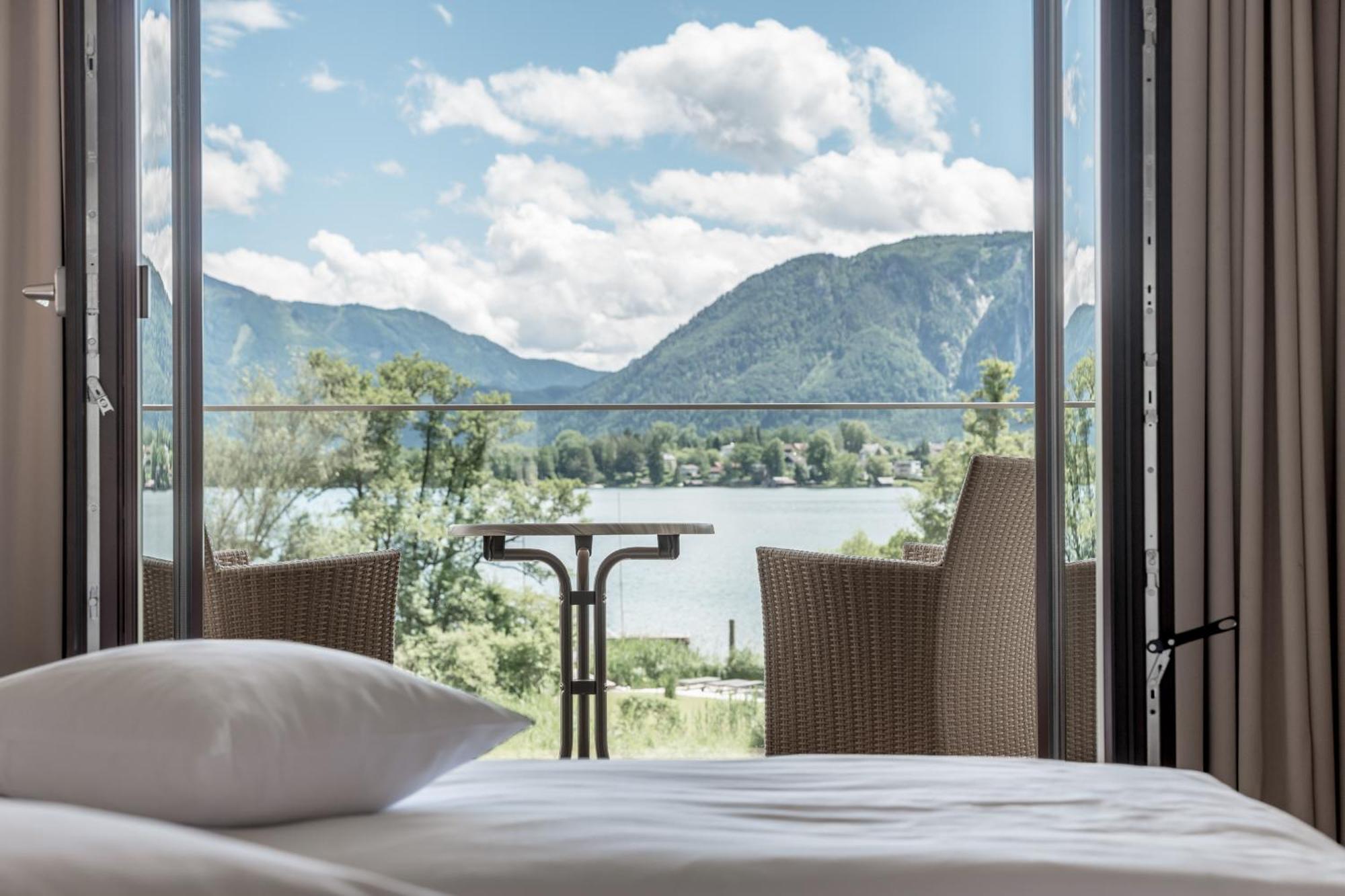 Seehotel Restaurant Lackner Mondsee Eksteriør bilde